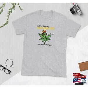 Hash Bash Ann Arbor 2022 Tshirt 50Th Anniversary Hashbash Shirt Short Tee